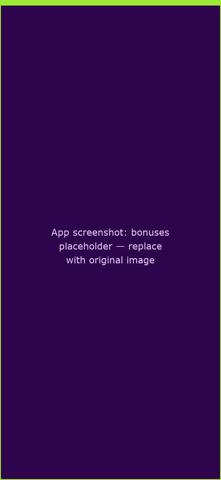 Bonuses screen of the Monkeyzino app with the welcome offer